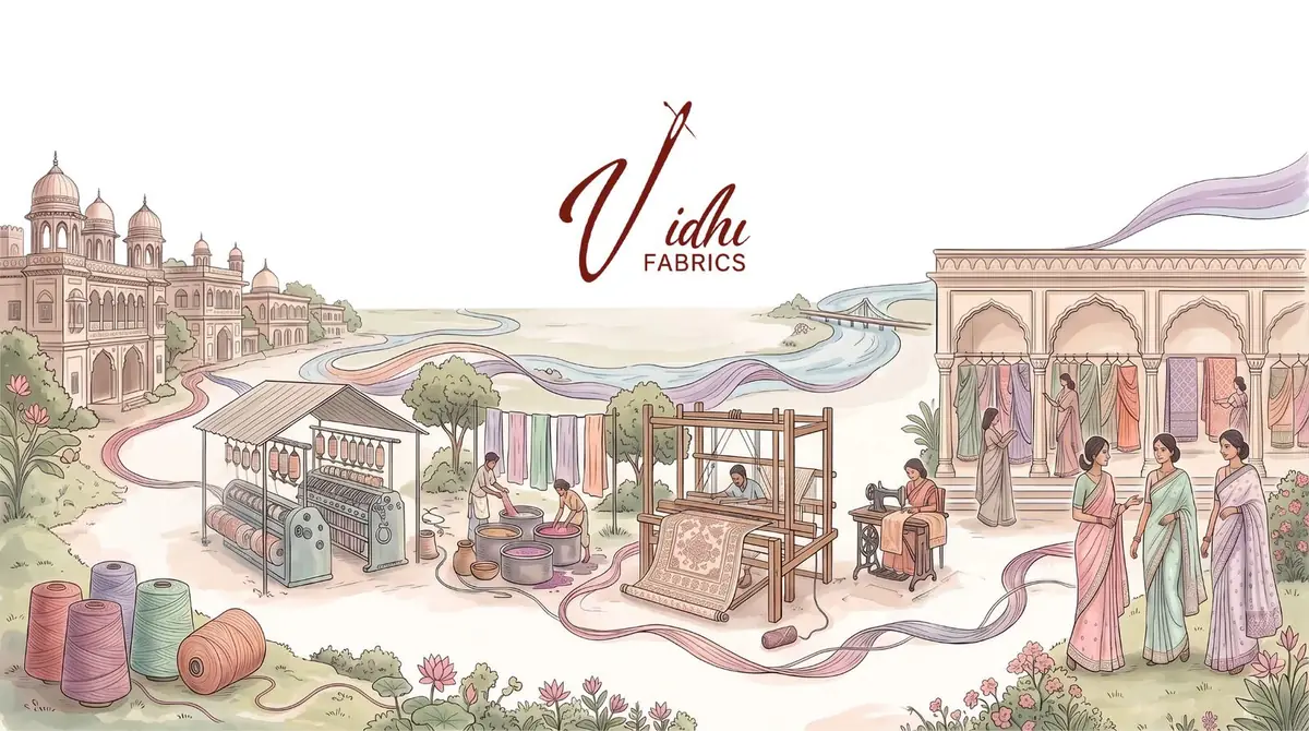 Vidhi Fabrics — from raw yarn to the finished weave, Surat